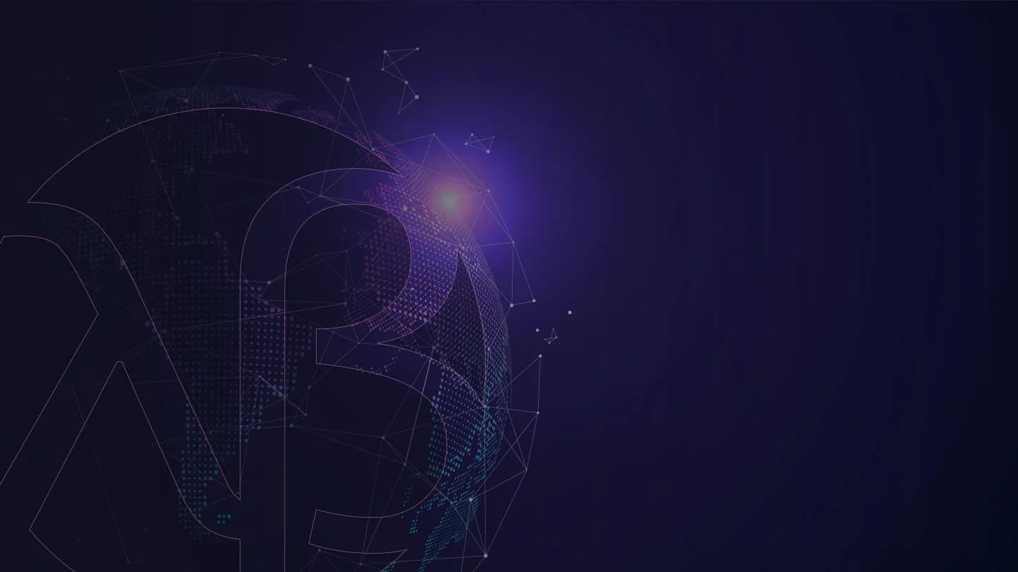Uma imagem futurista representando transformação digital e inovação